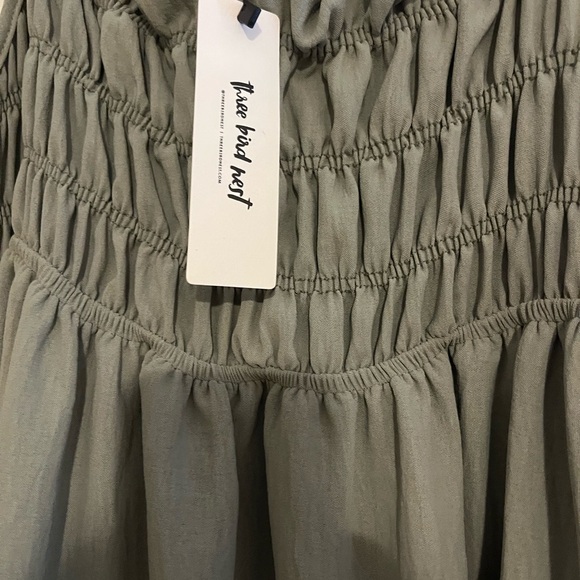 NWT Three Bird Nest Sage Maxi Dress - Picture 7 of 10